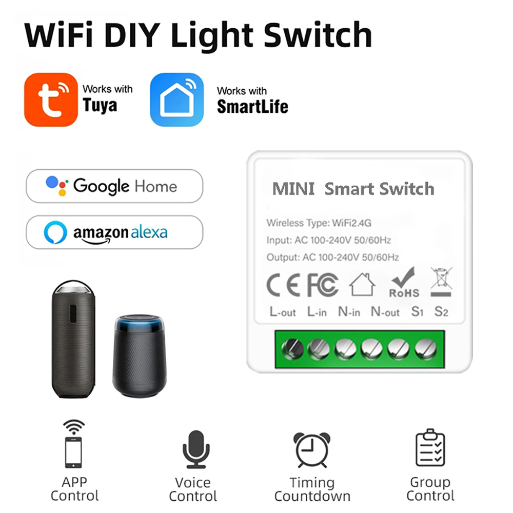 2 Way Control Tuya Mini 16A Wi - Diy Home Automation Controller review and price
