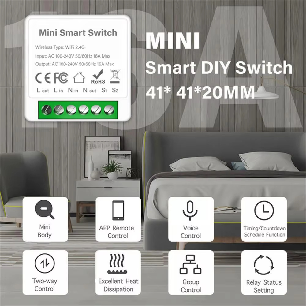 WiFi Zigbee3.0 Mini Smart Swit - Diy Home Automation Controller review and price