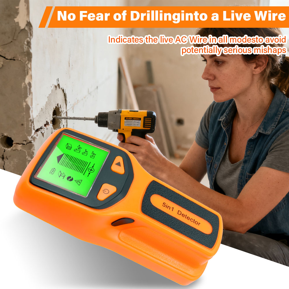 Handheld 5 in 1 Digital Wall S - Water Leak Detector Wired review and price