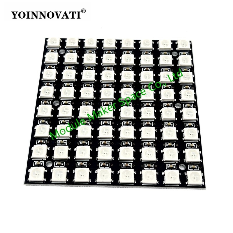 WS2812 LED 5050 RGB 8x8 LED Ma - Rgb Led Matrix 8X8 review and price