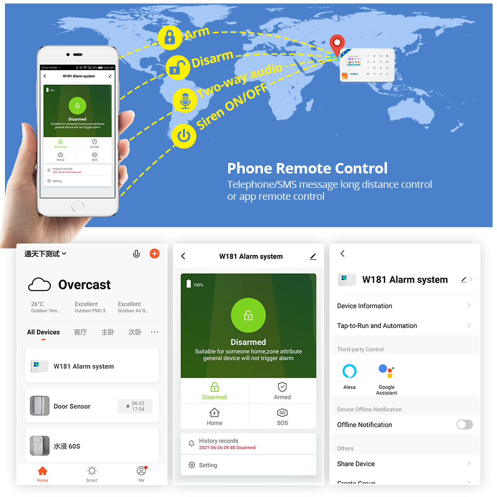 KERUI Security Alarm System Ki - Smart Home Automation Diy review and price